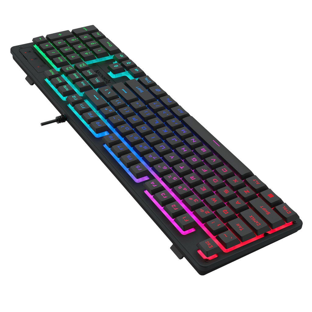 Redragon K521 Upgrade Rainbow LED 104-Key Membrane Gaming Keyboard (NEW)