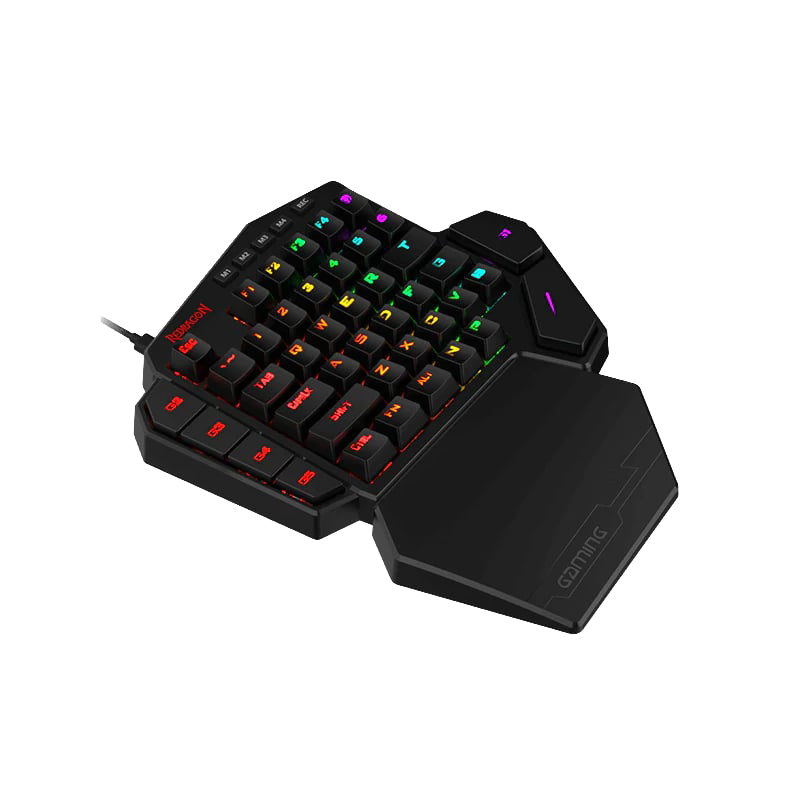REDRAGON Diti Elite Pro One-Handed RGB Wireless Mechanical Gaming Keyboard – Black (NEW SEALED)