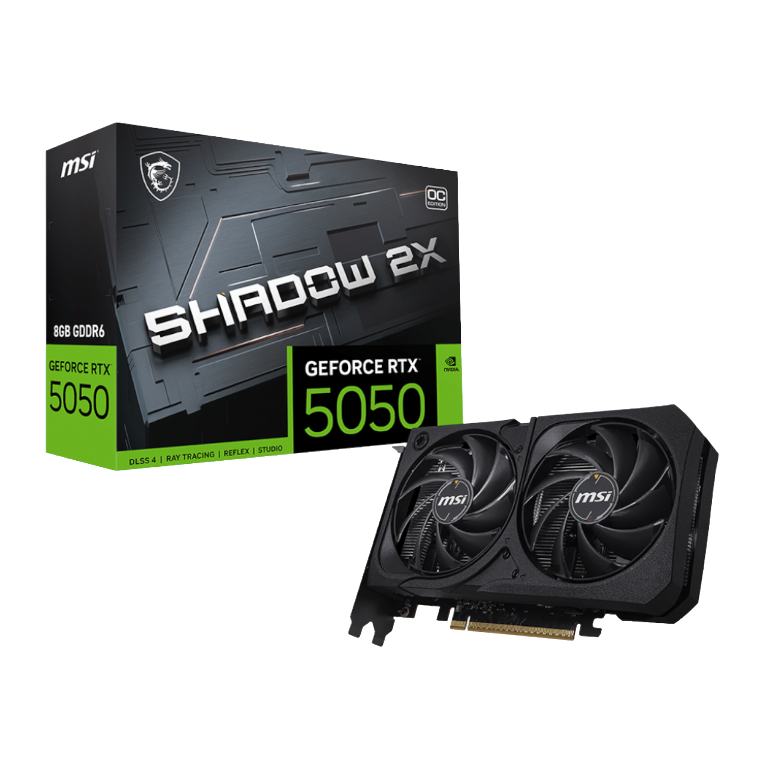 MSI Nvidia GeForce RTX 5050 Shadow 2X OC 8GB Graphics Card (NEW)