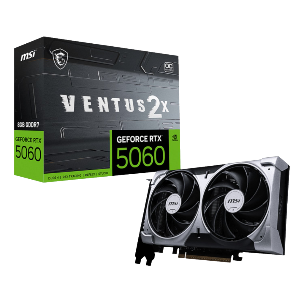 MSI GeForce RTX 5060 VENTUS 2X OC 8GB GDDR7 Graphics Card (NEW SEALED)