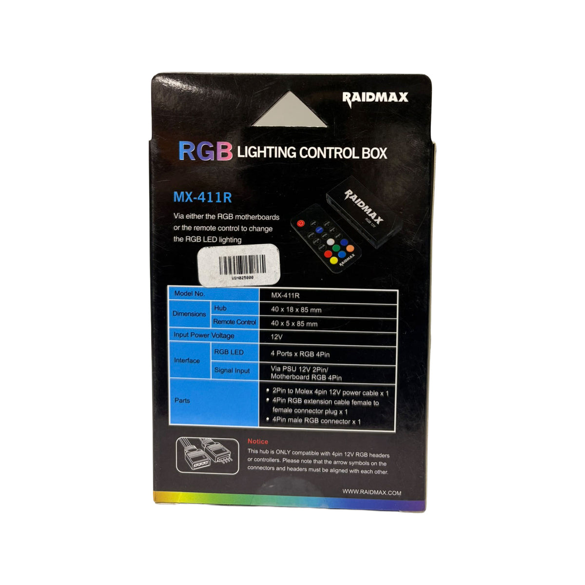 Raidmax Digital Fan Control Box | MX-642RH