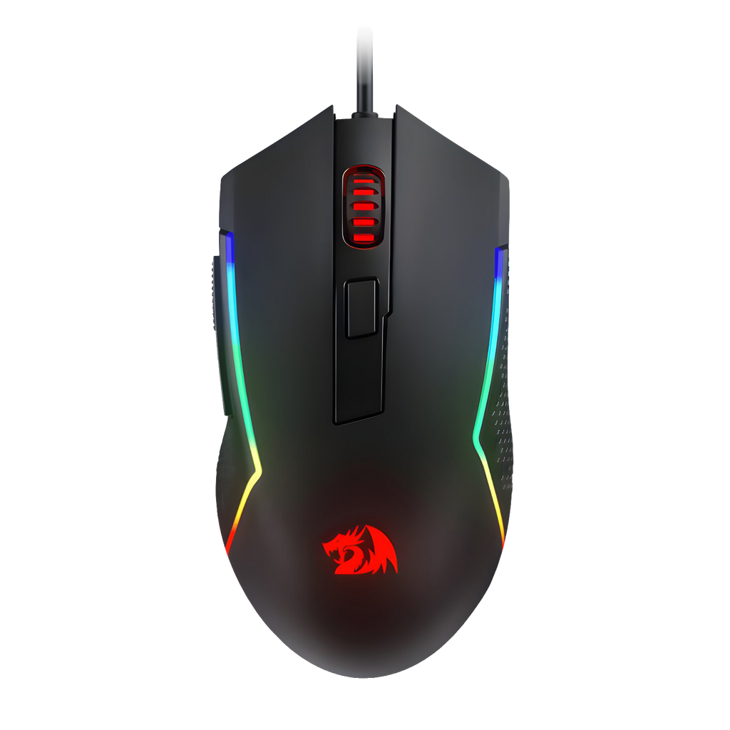 Redragon M616 TRIDENT 10000DPI RGB Gaming Mouse – Black (NEW)