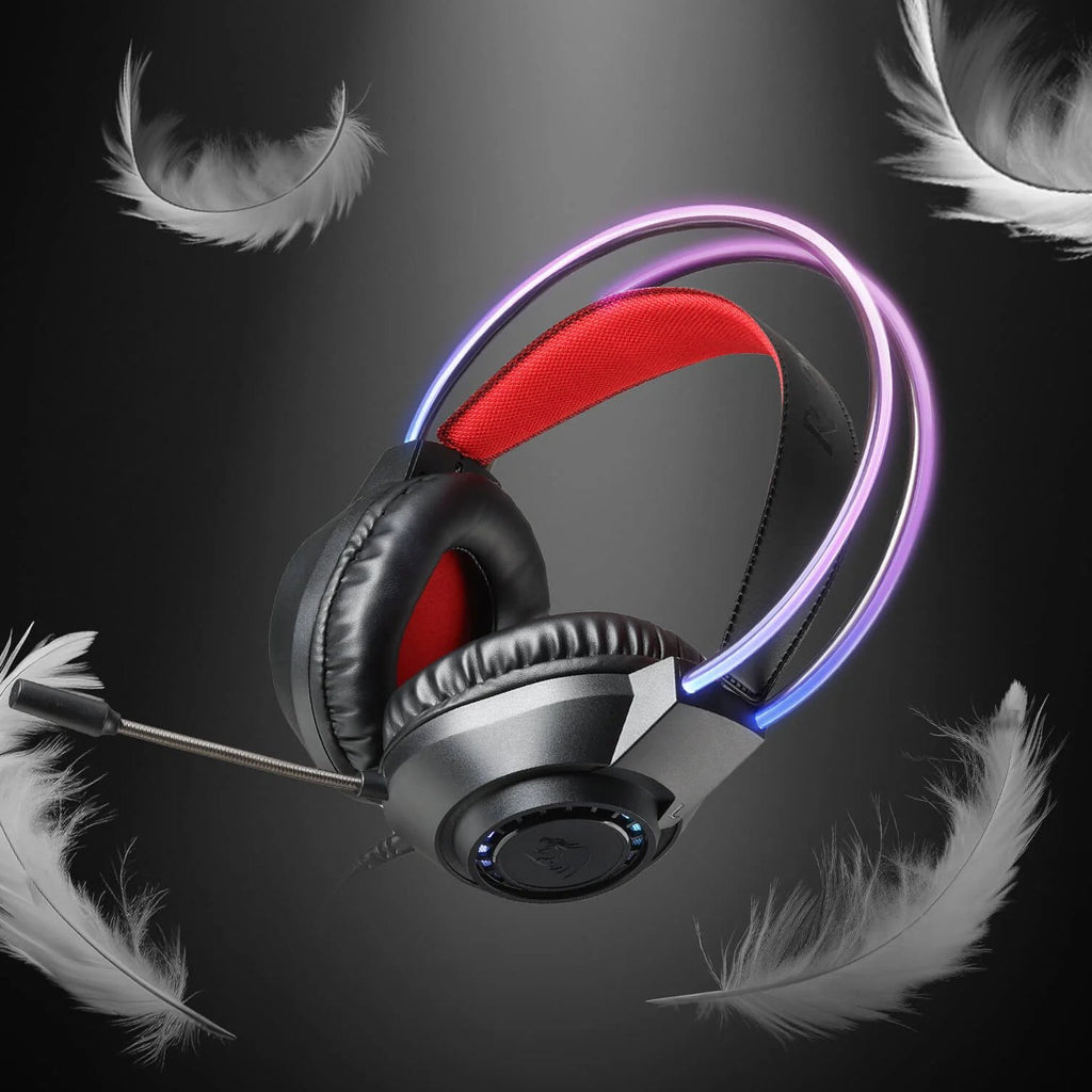 Redragon SCREAM Over-Ear RGB Gaming Headset – Black (NEW SEALED)