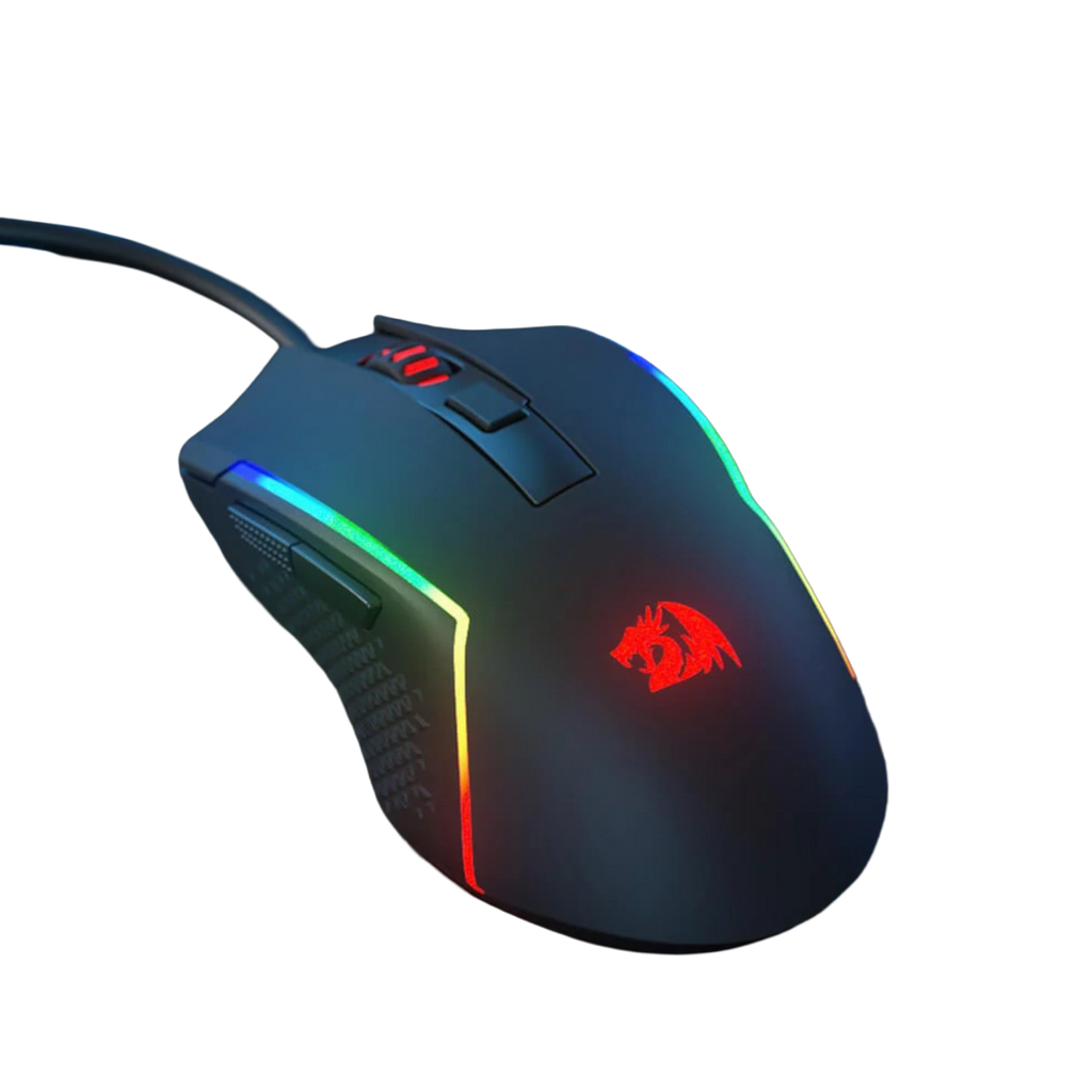 Redragon M616 TRIDENT 10000DPI RGB Gaming Mouse – Black (NEW)
