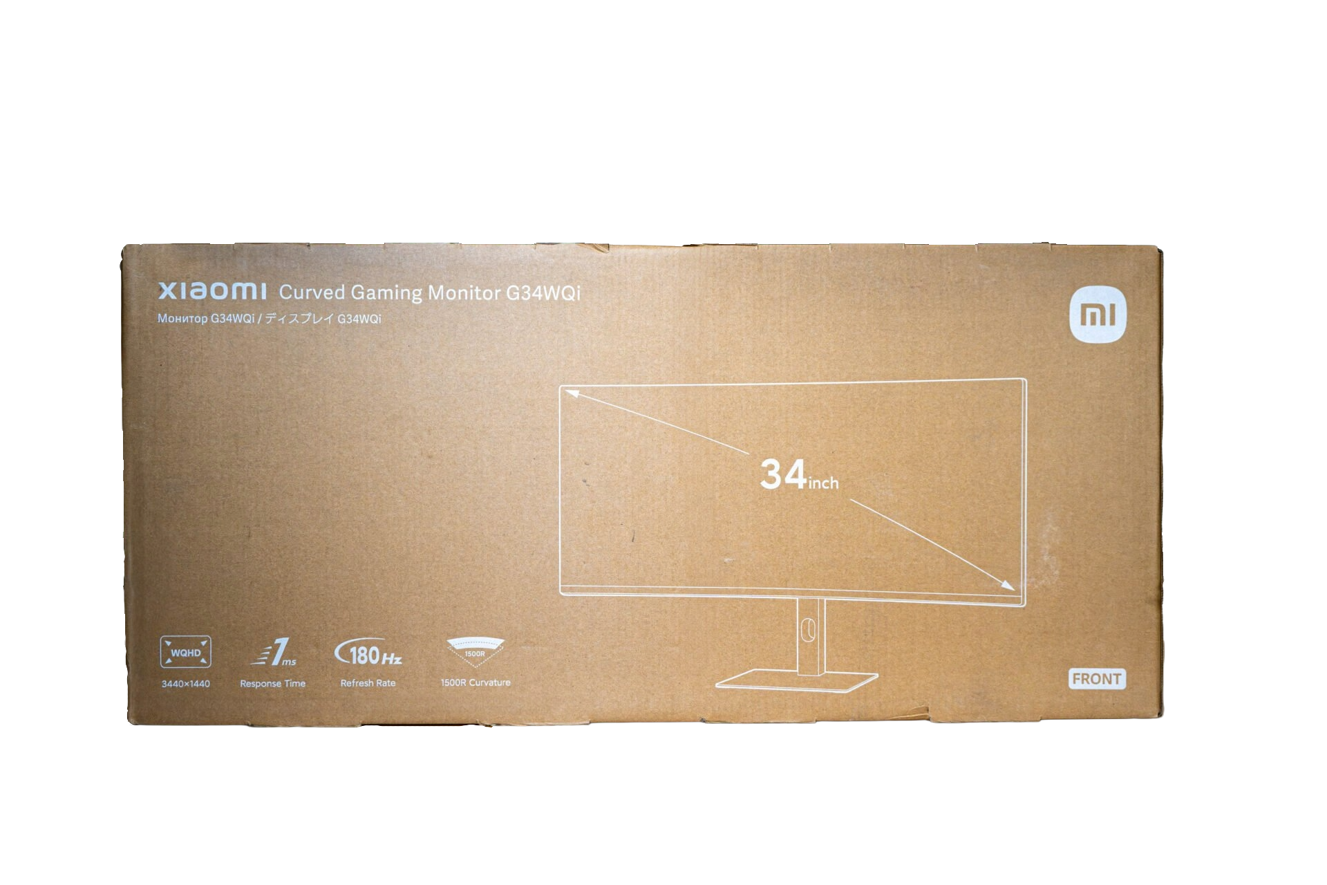 Xiaomi G34WQi 34″ 1440p UltraWide VA Curved Gaming Monitor (180Hz, 1ms, 21:9, HDMI/DP, AMD FreeSync, & 1500R Curve) (NEW SEALED)