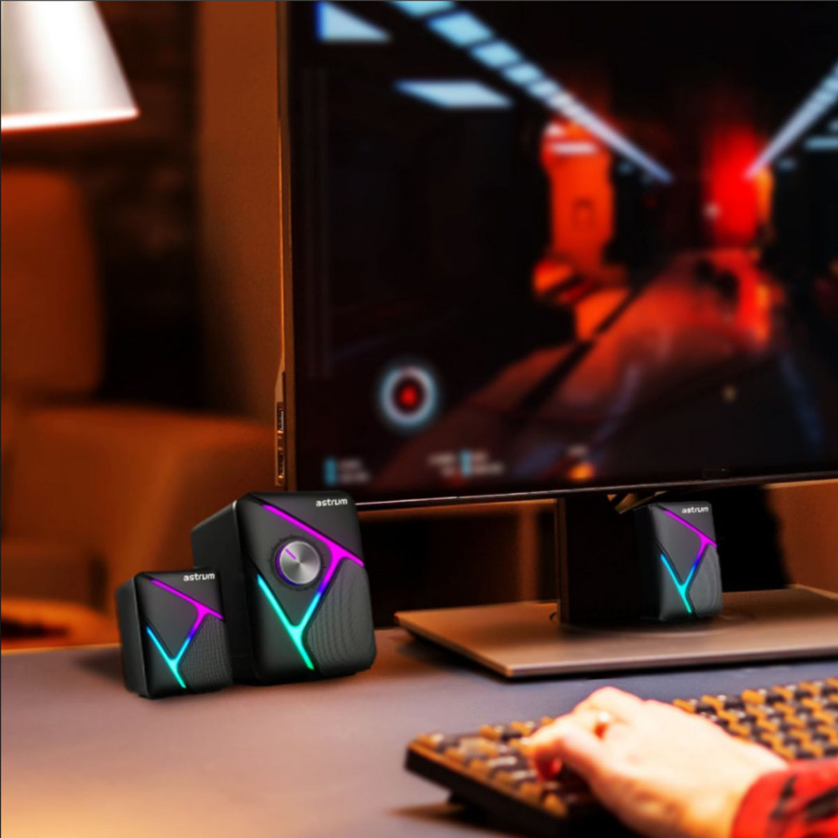 Astrum SM030 Multimedia Speaker | 2.1 Channel USB Powered