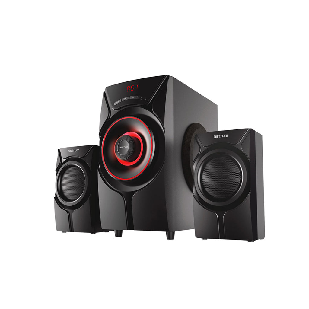 Astrum SM410 Multimedia Wireless Speaker | 2.1CH LED Light