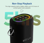 SP210 Bluetooth Waterproof IP6 Speaker, 25W DSP TF LED TWS AUX MIC (NEW SEALED)