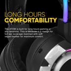 Armaggeddon Atom 9 RGB 2.1 Surround Sound Gaming Headset (NEW SEALED)