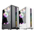 Armaggeddon Tritron Pro 300 ATX Gaming Case with 3x ARGB Fans – Black (NEW SEALED)
