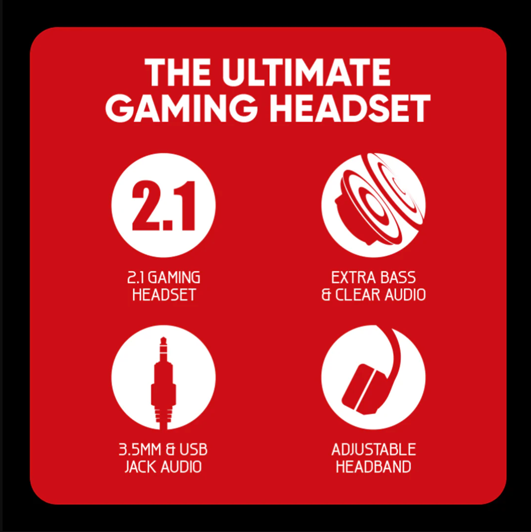 Armaggeddon Pulse 1 Chroma 2.1 Gaming Headset (NEW SEALED)
