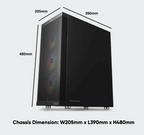 ARMAGGEDDON Tessaraxx Apex 8 Air ATX Gaming Case (NEW SEALED)