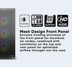 ARMAGGEDDON Tessaraxx Apex 8 Air ATX Gaming Case (NEW SEALED)