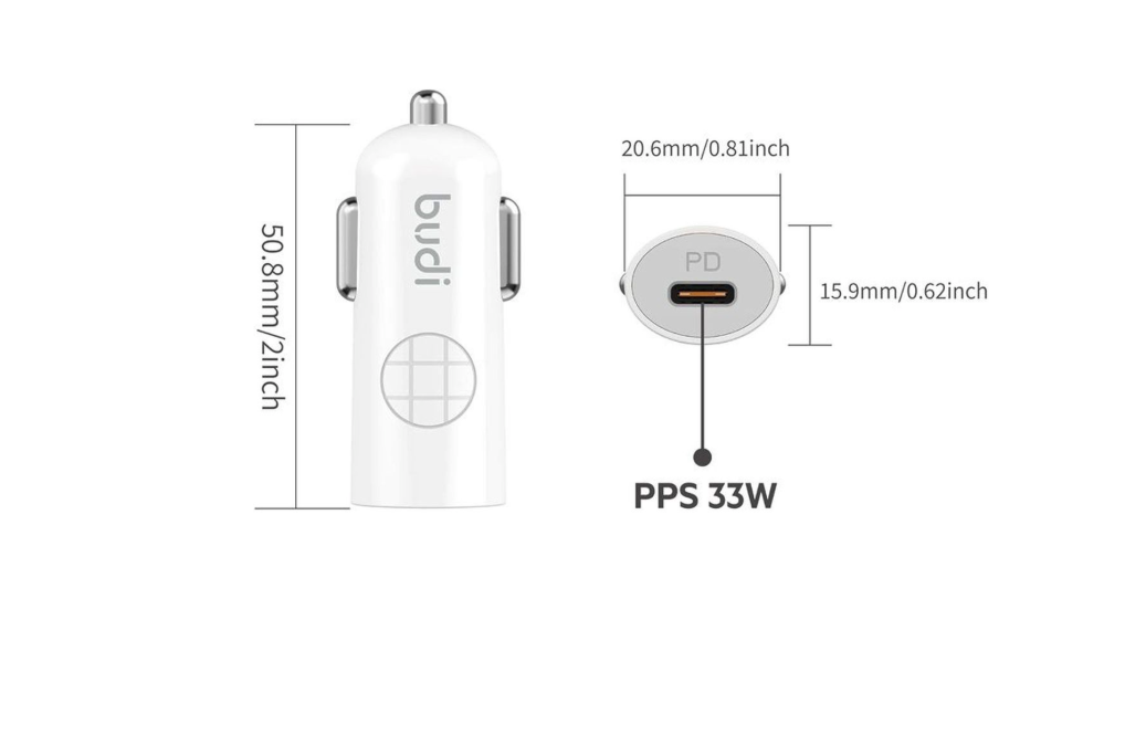 Budi Mini Car Charger | PPS 33W