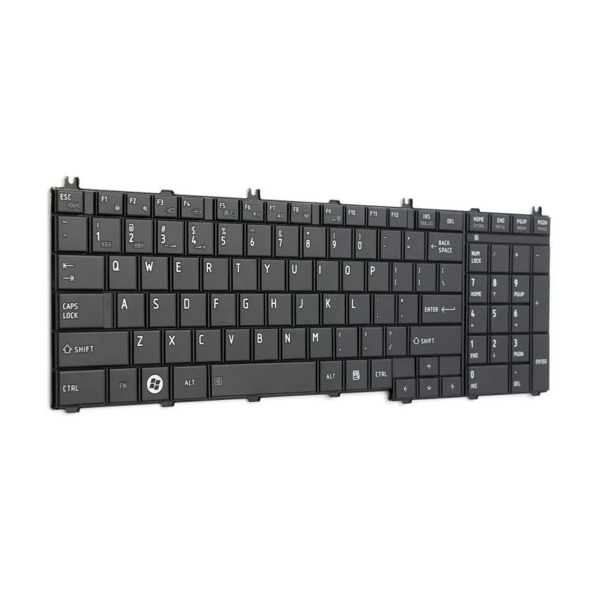 Replacement Keyboard Toshiba C650 - US Layout (KBTOC650-NB)