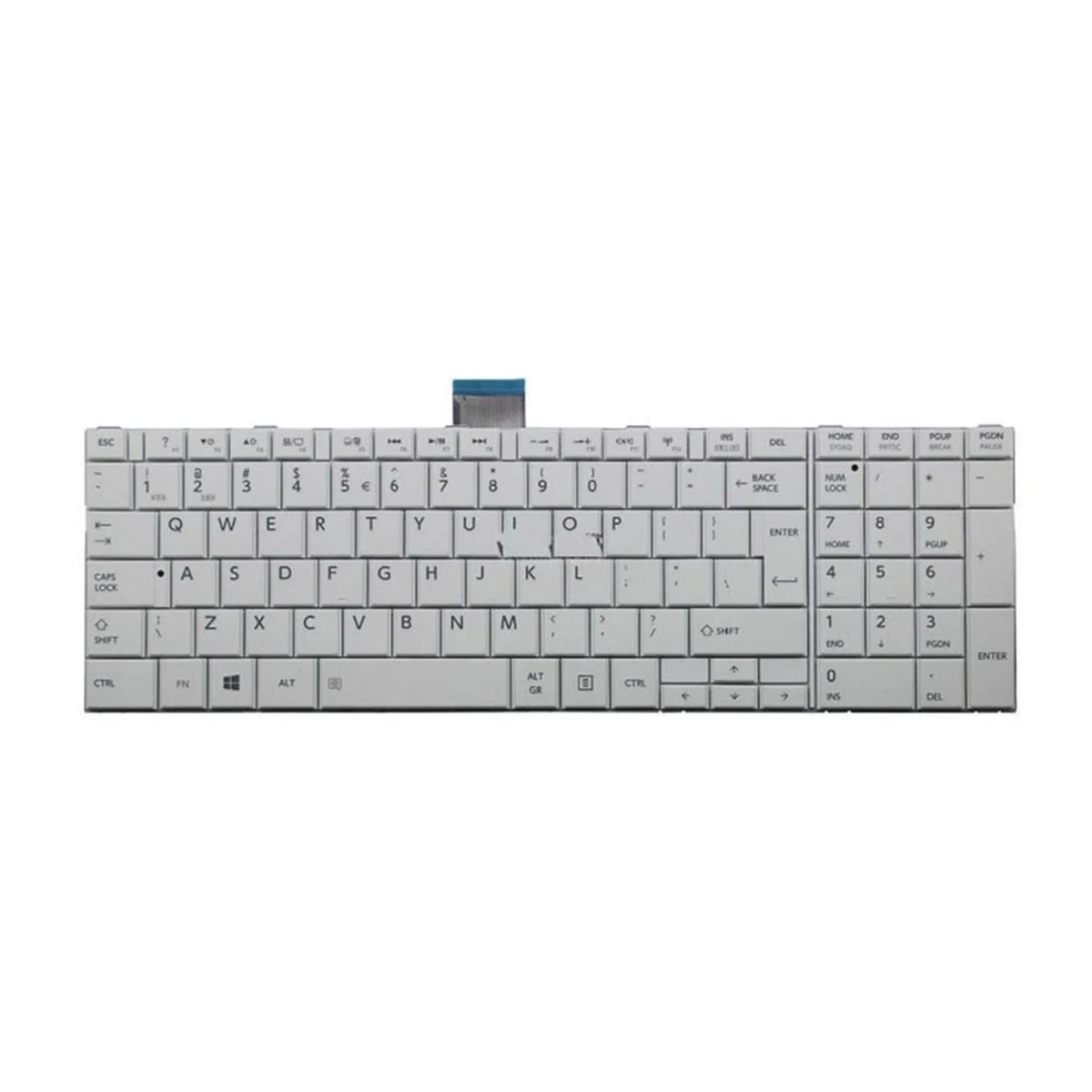 Replacement Keyboard Toshiba L850 - With Frame - US Layout (KBTOL850-CB)