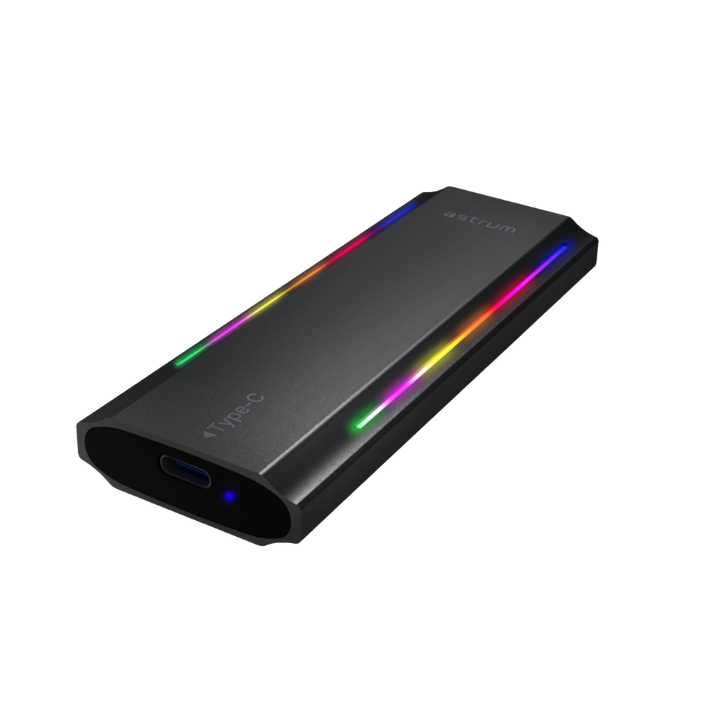 NVMe M.2 SSD PCIe & NGFF Enclosure, RGB, 10 Gbps Speed – ENP4310G (NEW SEALED)