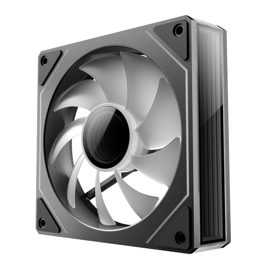 Antec VISION PWM 120mm ARGB Infinity Mirror Case Fan 3 Pack Black (NEW)