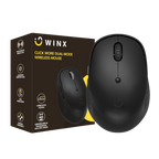 WINX CLICK More Dual-Mode Wireless Mouse – Black (NEW SEALED)