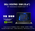 Dell Vostro 5581 15.6" Intel Core i7 | NVIDIA GEFORCE MX130 | REFURBISHED