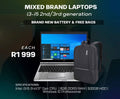 Mixed Brand Laptops | i3-i5 | 2nd/3rd Generation