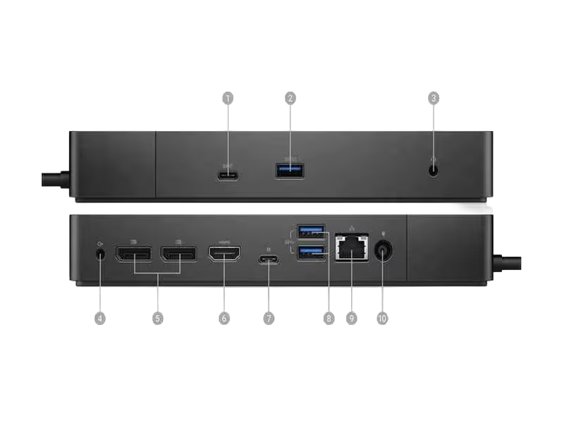 DELL WD19S – 180W – THUNDERBOLT – USB-C PORT – DOCKING STATION (REFURBISHED)