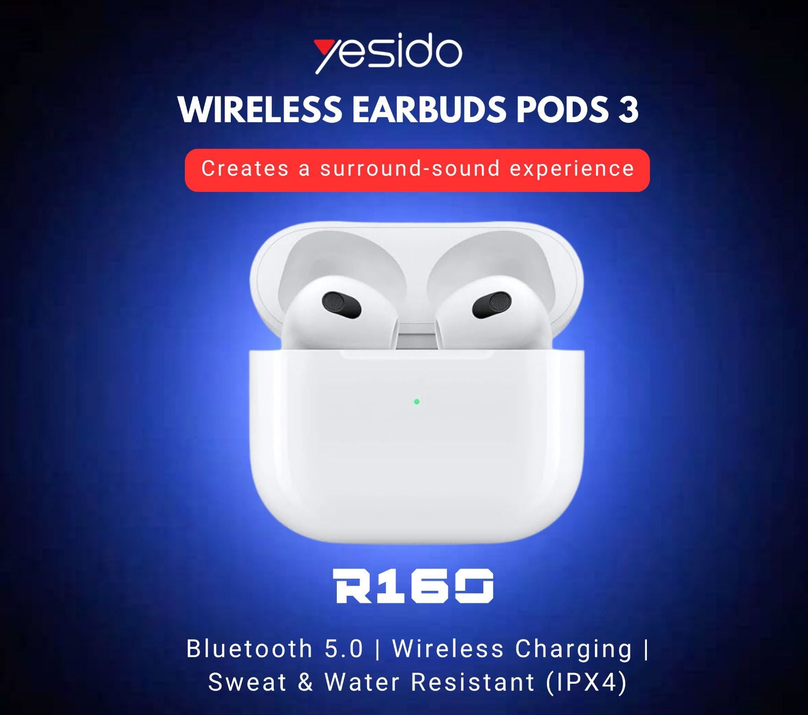 Yesido Wireless Earbuds Pods 3