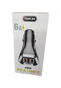YesPlus 6A PD & USB Car Charger