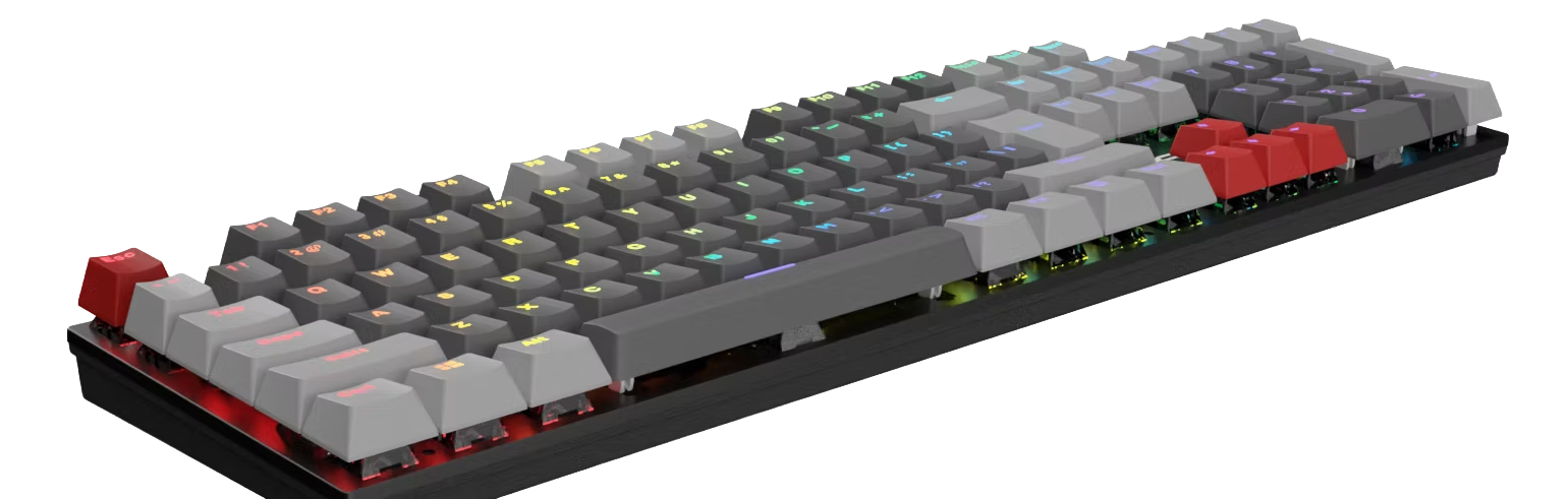 OCPC Zero Pro Gaming 104K – USB – RGB EFFECT – Mechanical Keyboard (NEW)
