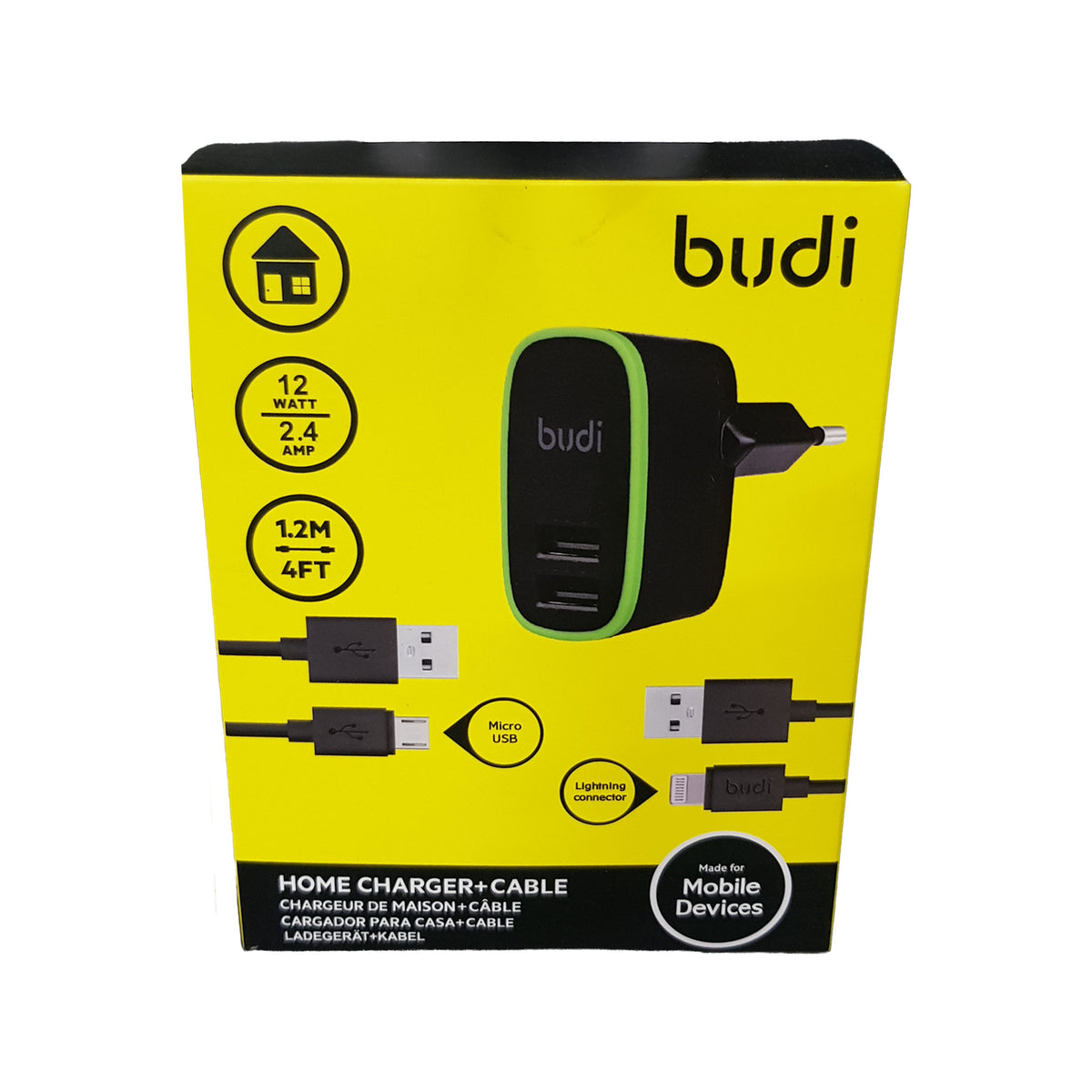 Budi Home Charger and Cable | 12W