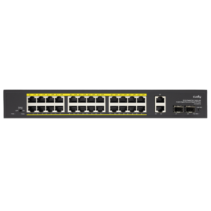 Cudy 24 Port Gigabit PoE 280W 2 Gigabit 2SFP Switch | GS1026PS2 (NEW SEALED)