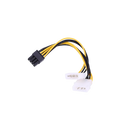MOLEX (M) X2 TO PCI-E 8P (M) 0.2M (NEW)
