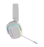 OCPC BELLA Virtual 7.1 Gaming Headset (White) – 50 mm Drivers, RGB, Detachable Mic, Multiplatform (NEW)