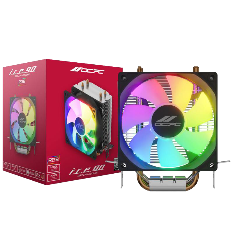 OCPC ICE 90mm RGB CPU Cooler (NEW)