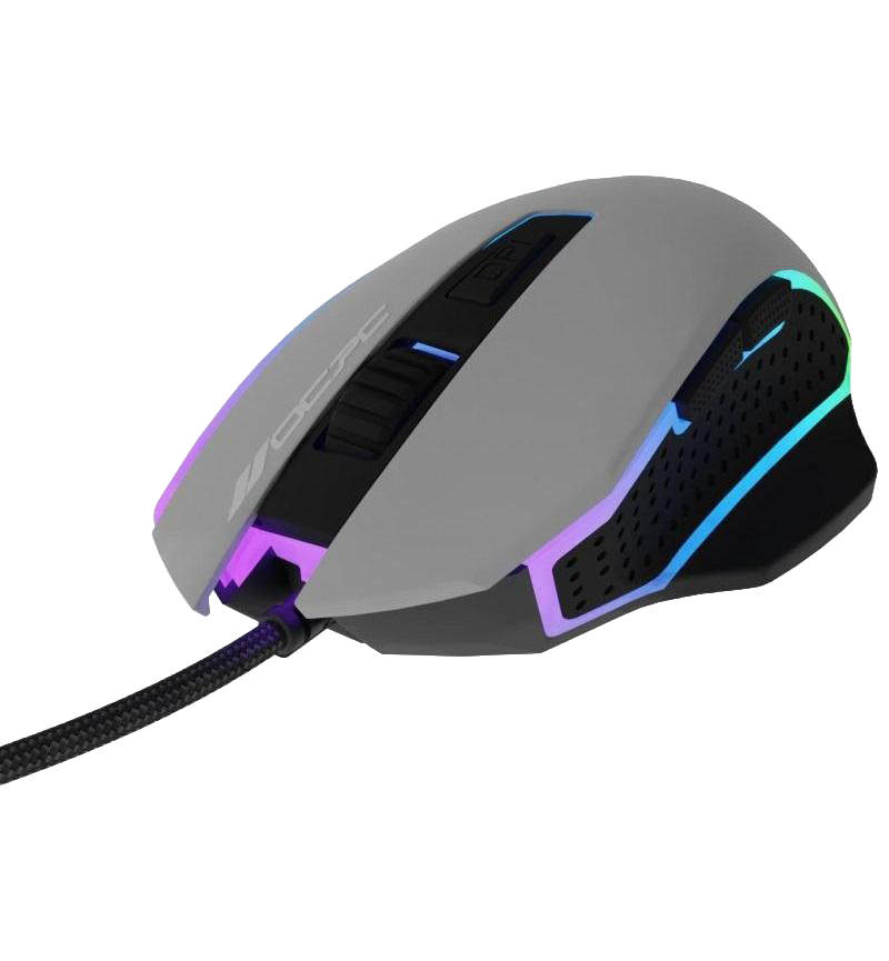OCPC MR8 7D Wired Gaming Mouse – 7200 DPI, RGB Lighting – 7 Programmable Buttons – Ergonomic Grip(NEW)