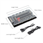 10 Port PC Chassis Fan Hub CPU Cooling HUB 12V 4 Pin Fan PWM Hub (NEW SEALED)