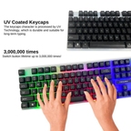 Mikuso X-Series Rgb Wired Gaming Keyboard And Mouse Set XK-01 (NEW SEALED)