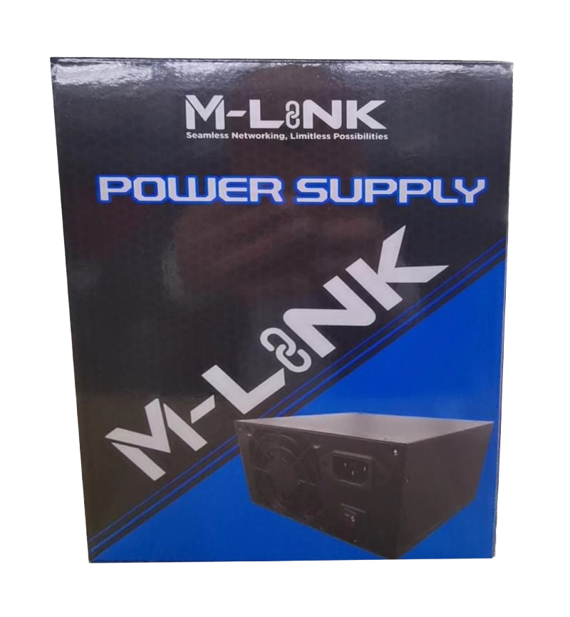 M-LINK Black 450W SATA ATX IEC Power Supply Unit (NEW)